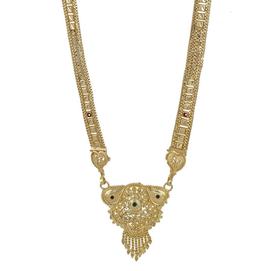 Gold Plated Classic Design Mangalsutra with tassel