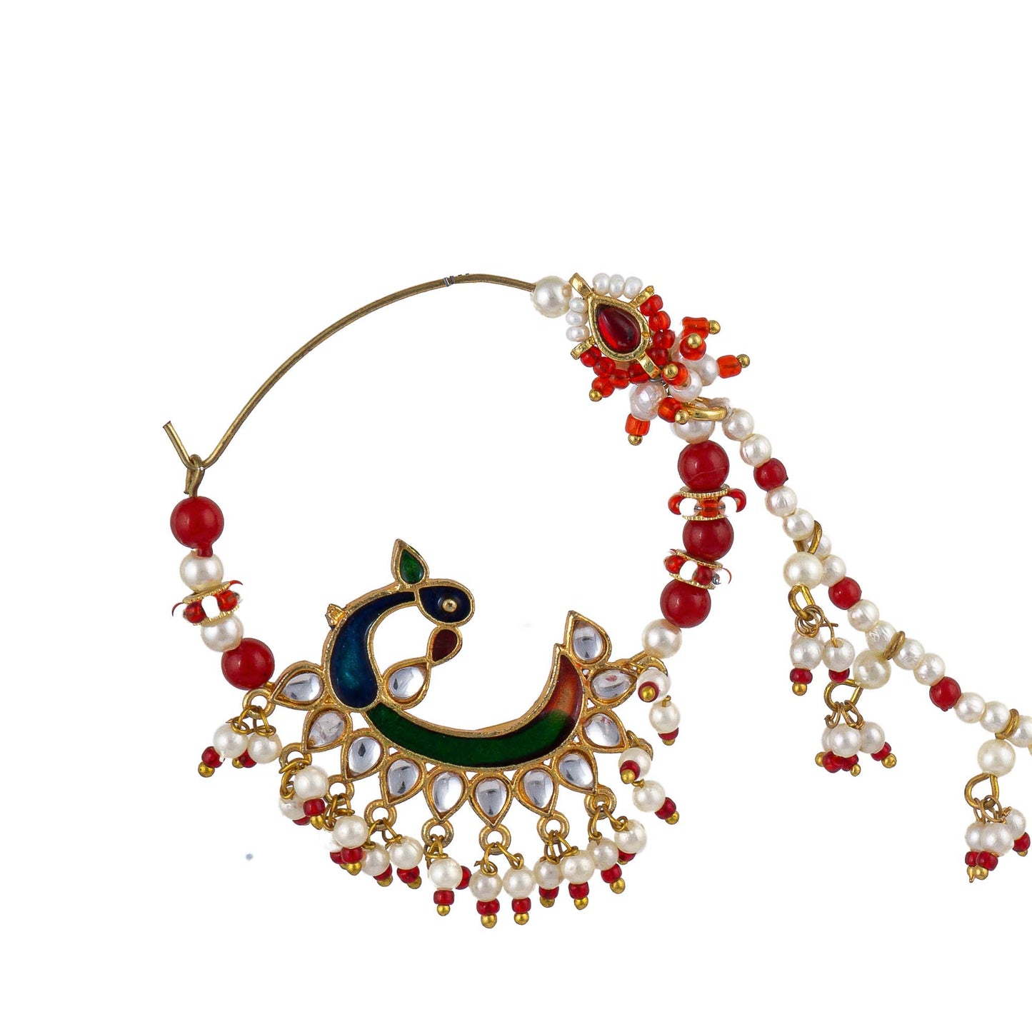 Kundan nose pins