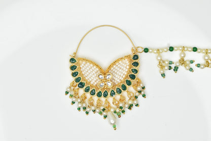 bridal jewellery,nathani,nosepin,rajwadi nathni,rajastani nosepin,bollywood style nosepin