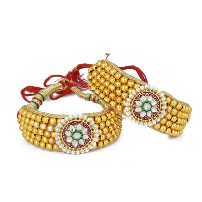 Royal Rajputi Punsi Pocchi Hand Bracelet