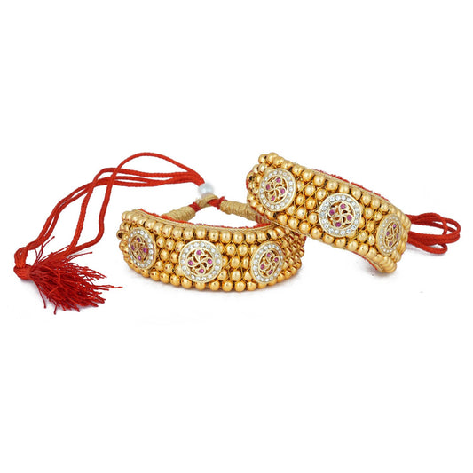 Royal Rajputi Punsi Pocchi Hand Bracelet