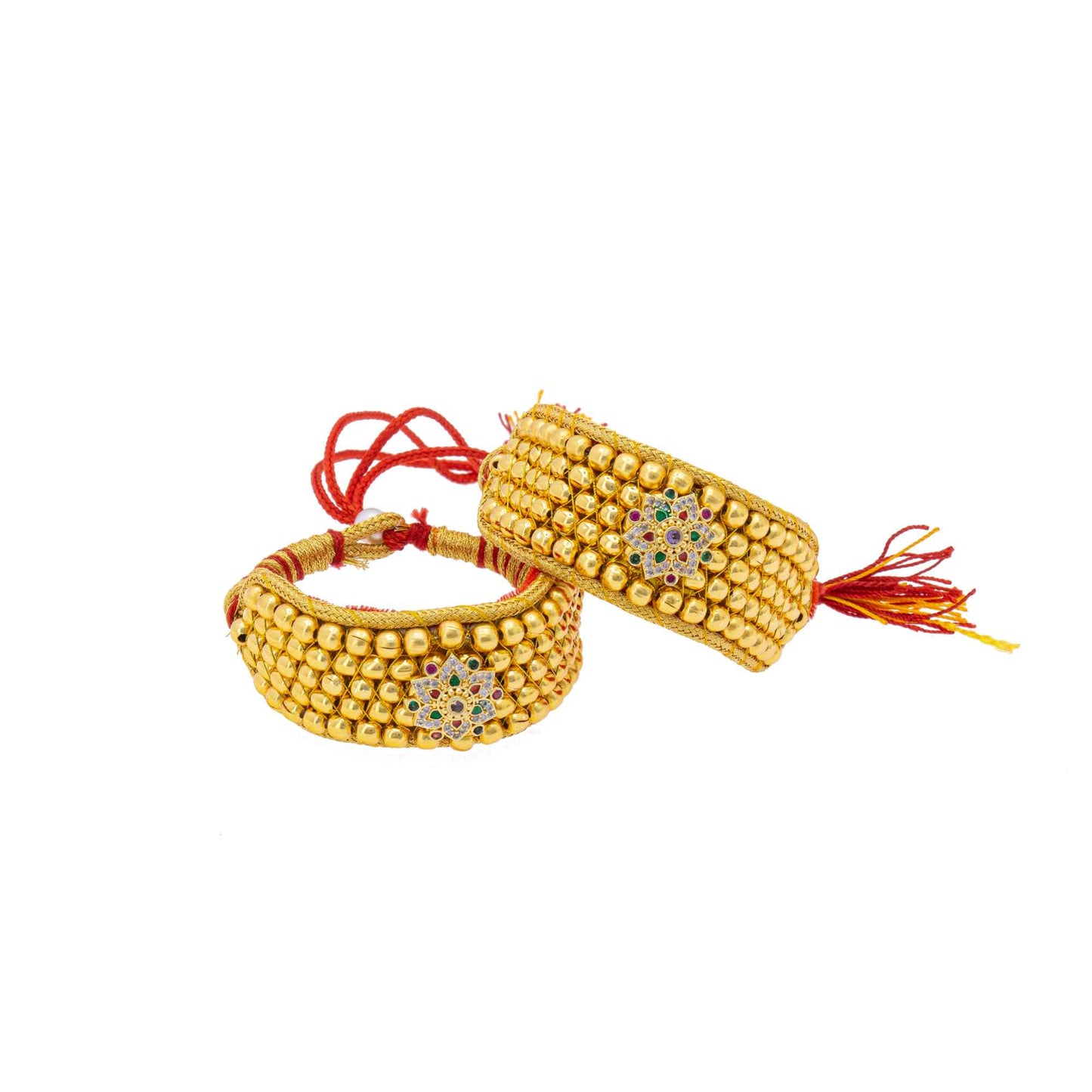 Traditional American Diamond studded Punsi/ Pocchi Hand Bracelet