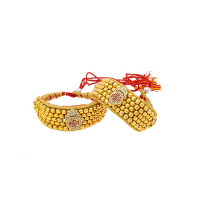 Traditional American Diamond studded Punsi/ Pocchi Hand Bracelet