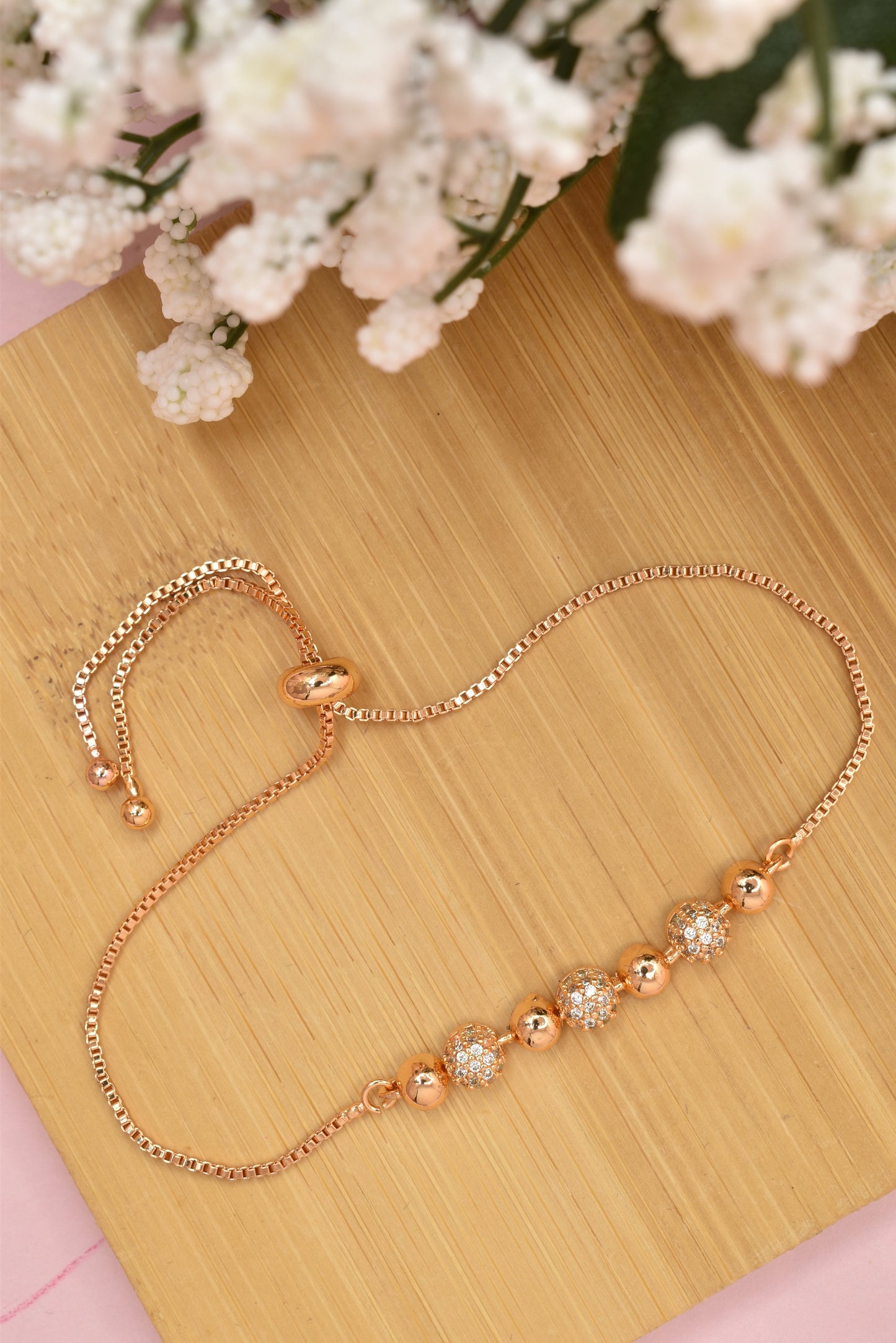 rose gold bracelet,adjustable bracele ,american diamond kada bracelet,bridal jewellery set,diamond bracelet