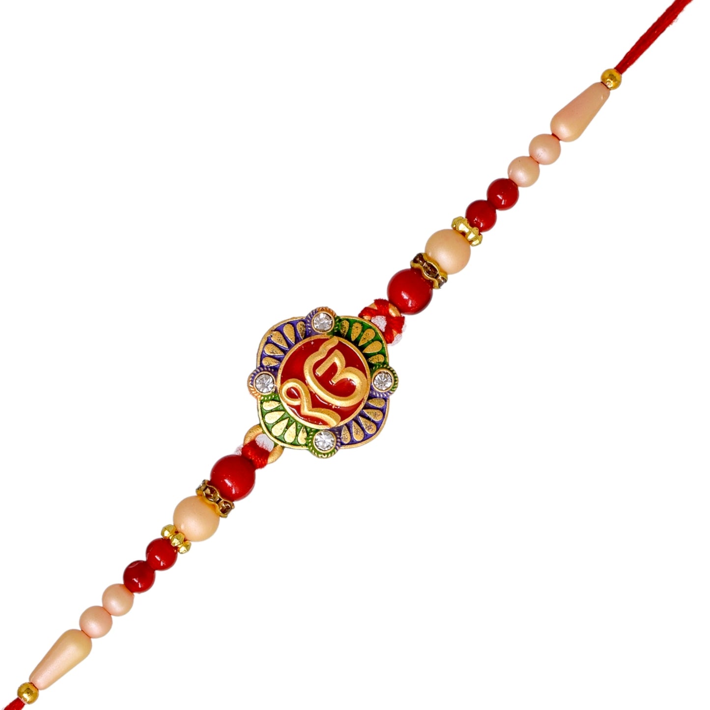 Religious IK Onkar Punjabi Rakhi set with Roli Chawal & Card| rakhi for brother and bhabhi  kids| rakhi set of 2 | resin rakhi