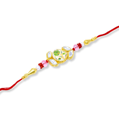 Rakshabandhan Rakhi Brother Bhai Combo Kundan Latest trend