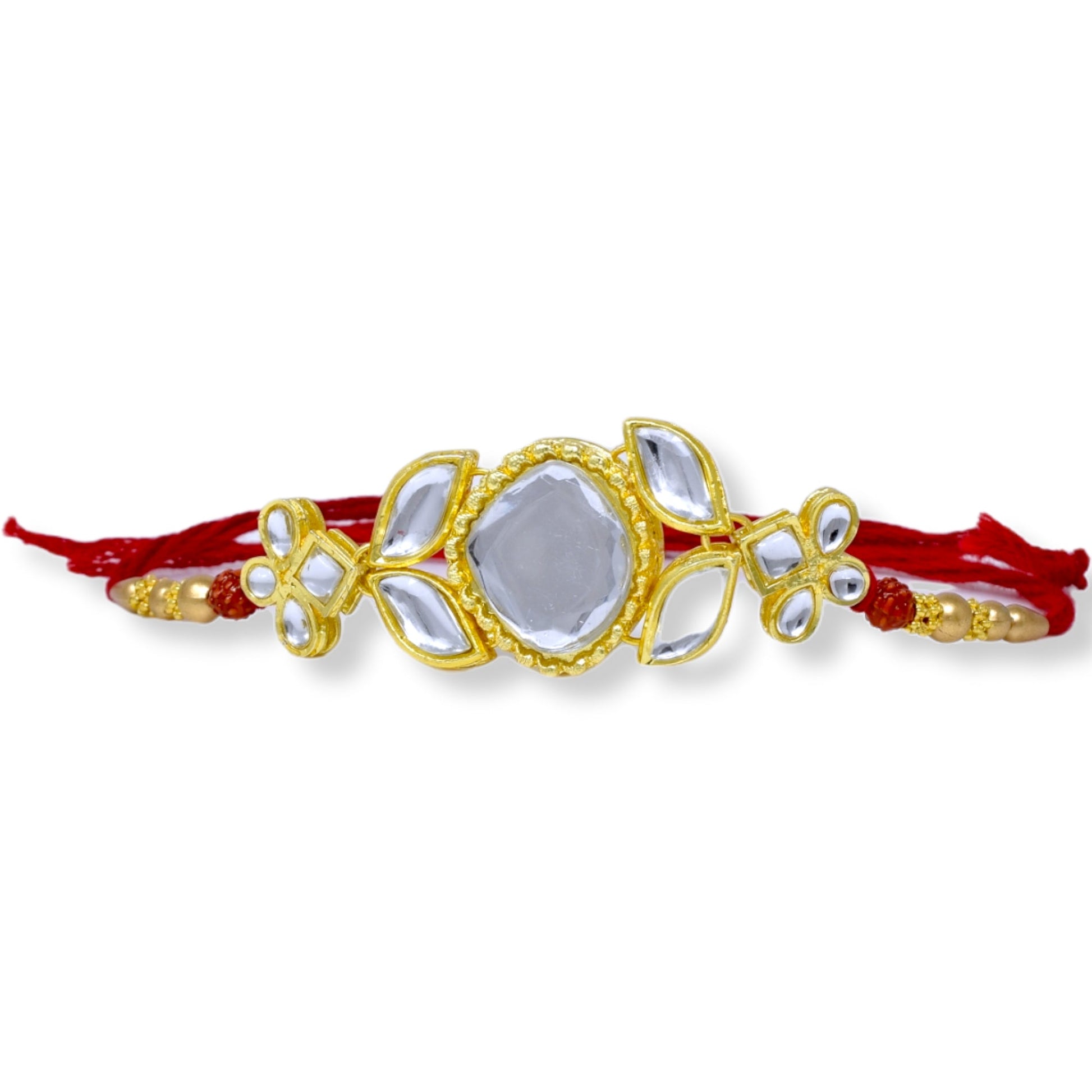 Rakshabandhan Rakhi Brother Bhai Combo Kundan Latest trend