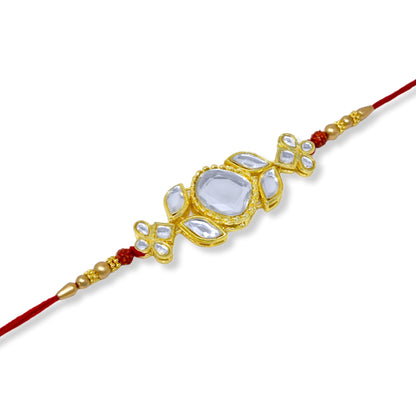 Rakshabandhan Rakhi Brother Bhai Combo Kundan Latest trend