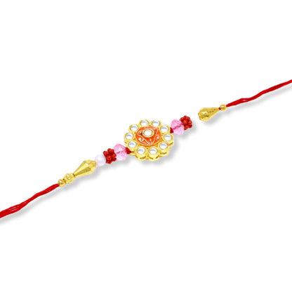 Rakshabandhan Rakhi Brother Bhai Combo Kundan Latest trend