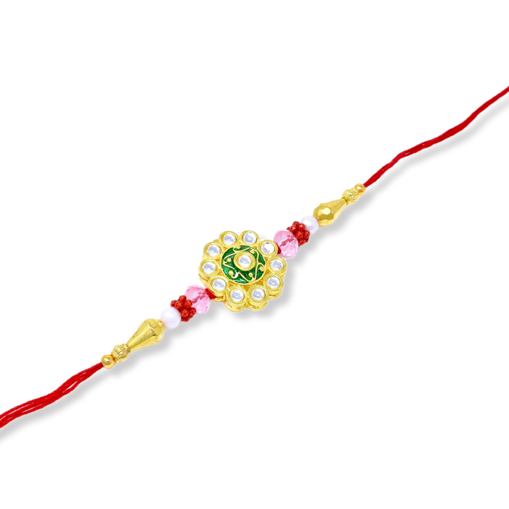 Rakshabandhan Rakhi Brother Bhai Combo Kundan Latest trend