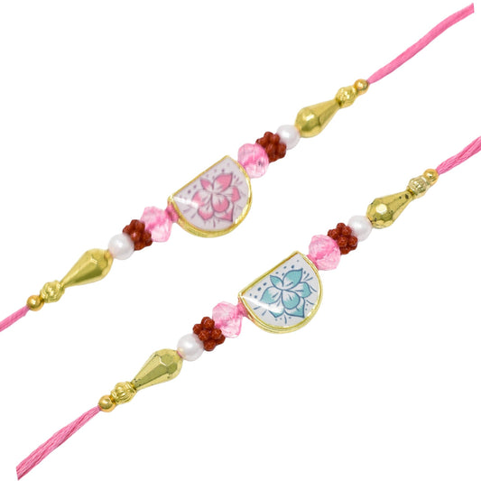 Rakshabandhan Rakhi Brother Bhai Combo Kundan Latest trend