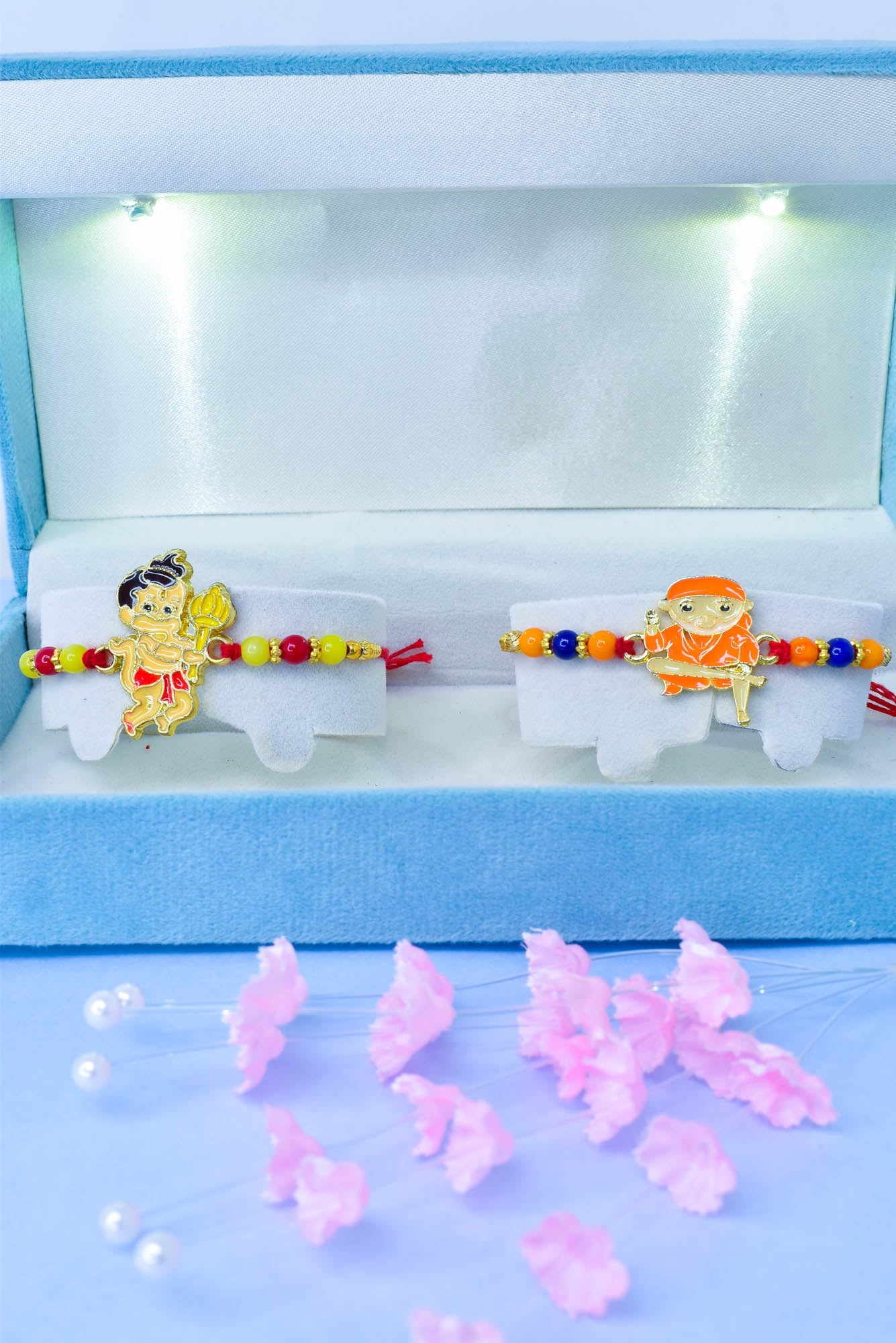 Cartoon Character Rakhi set with Roli Chawal & Card| rakhi for brother and bhabhi  kids| rakhi set of 2 | resin rakhi