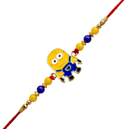 Fancy Cartoon Character Rakhi set with Roli Chawal & Card| rakhi for brother and bhabhi  kids| rakhi set of 2 | resin rakhi