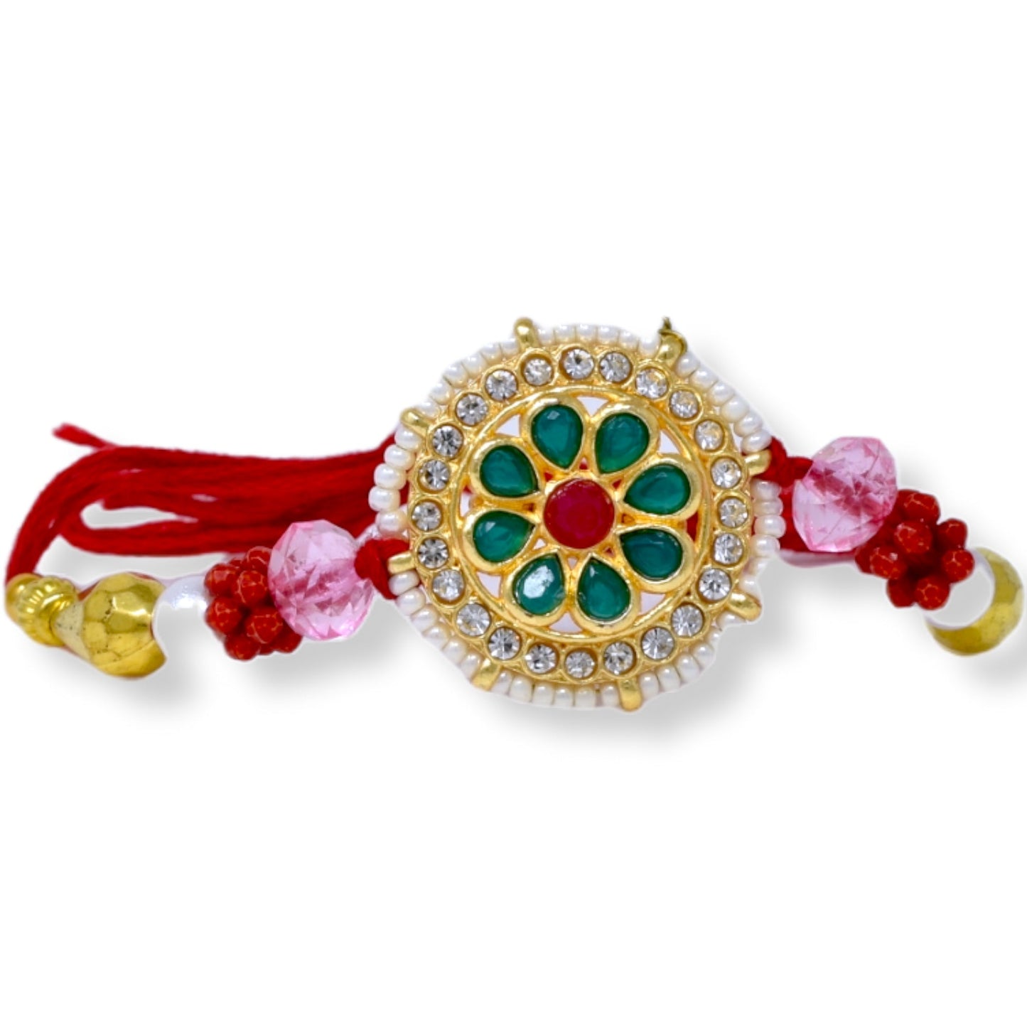 Rakshabandhan Rakhi Brother Bhai Combo Kundan Latest trend