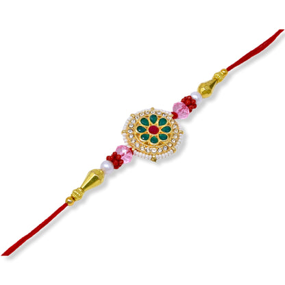 Rakshabandhan Rakhi Brother Bhai Combo Kundan Latest trend