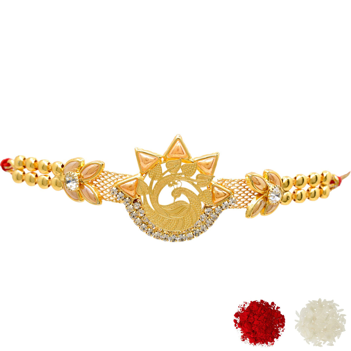 Design Arche auspicious Rakhi for brother for peace and prosperity main image 1