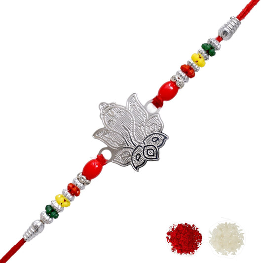 Silver Rakhi Bracelet for brother