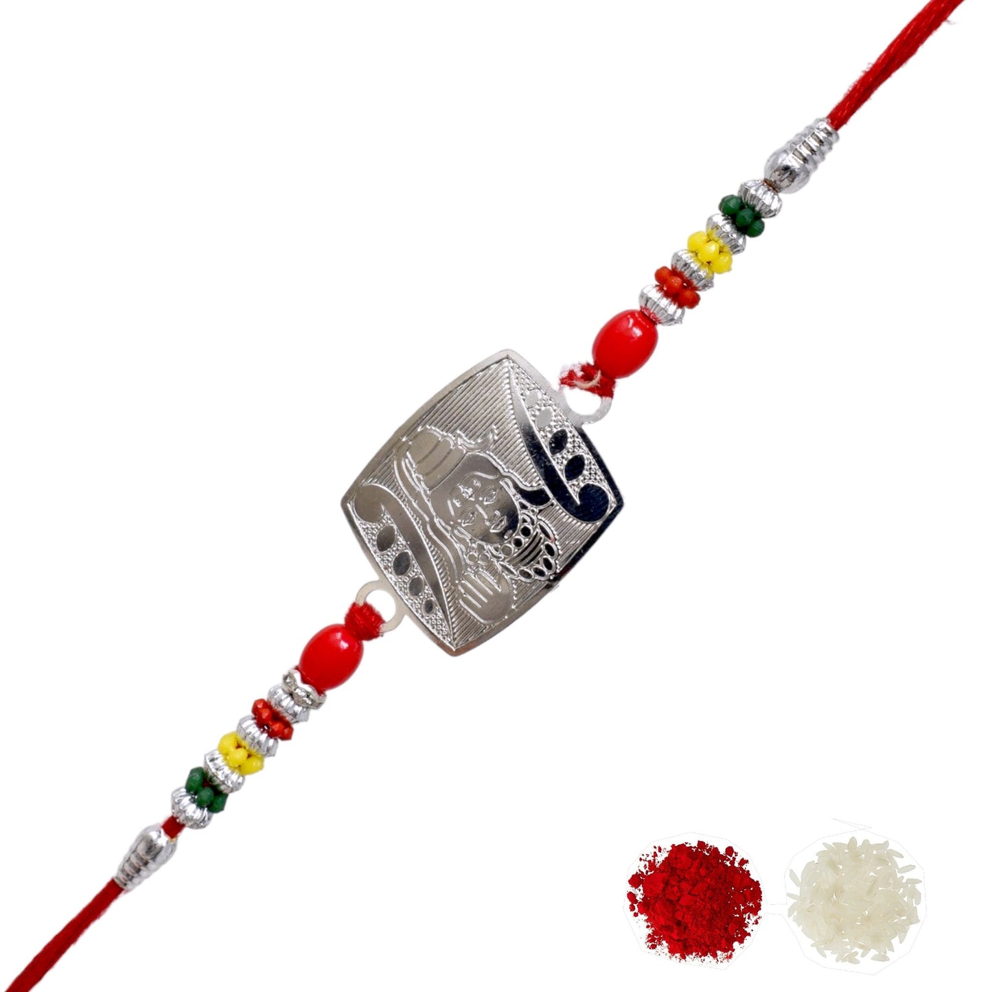 Silver Rakhi Bracelet for brother