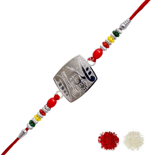 Silver Rakhi Bracelet for brother