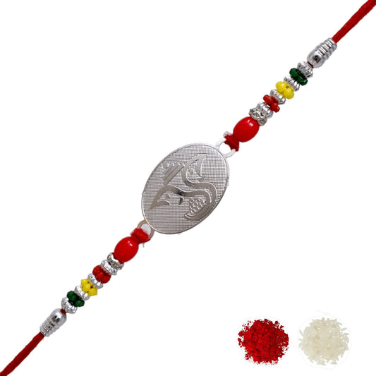 Silver Rakhi Bracelet for brother