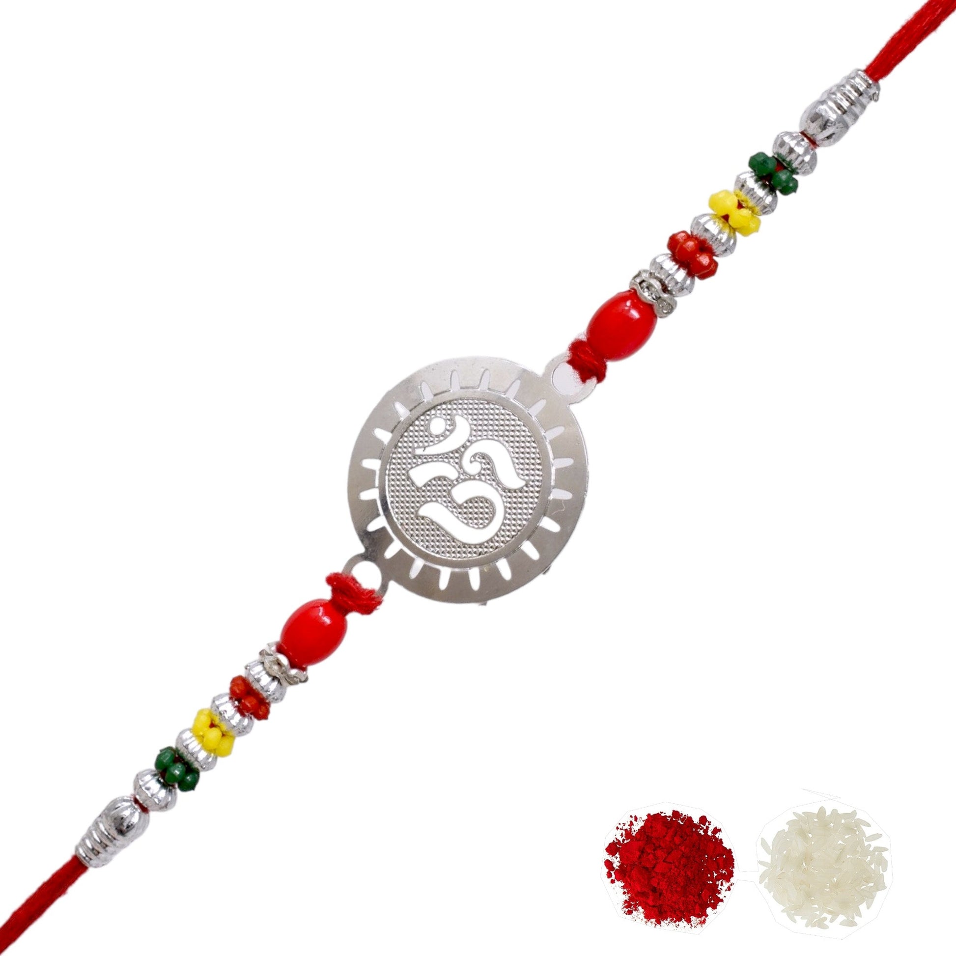 Silver Rakhi Bracelet for brother