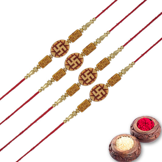 Rakhi Combo Gift For Brother/Bhai set of 4