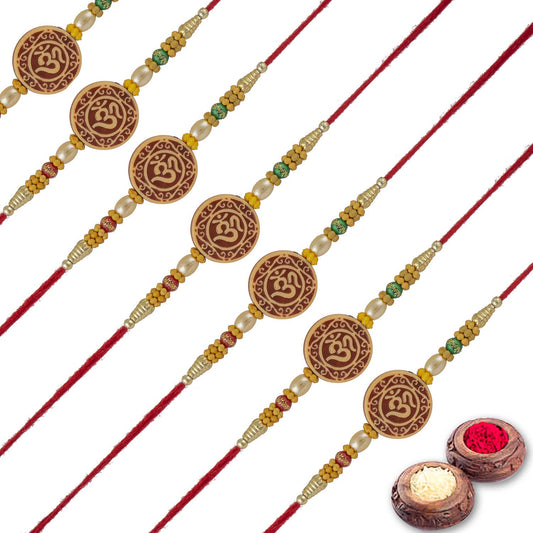 Rakhi Combo Gift For Brother/Bhai set of 7