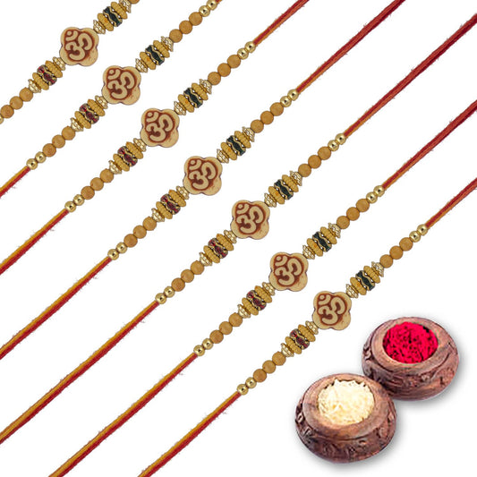 Rakhi Combo Gift For Brother/Bhai set of 7