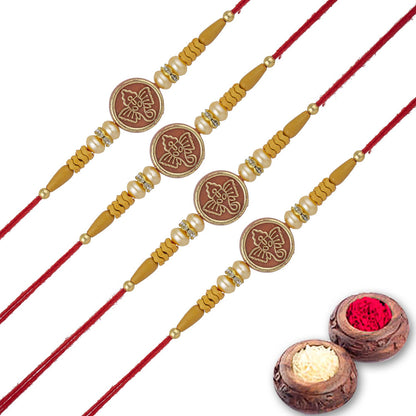 Rakhi Combo Gift For Brother/Bhai set of 4