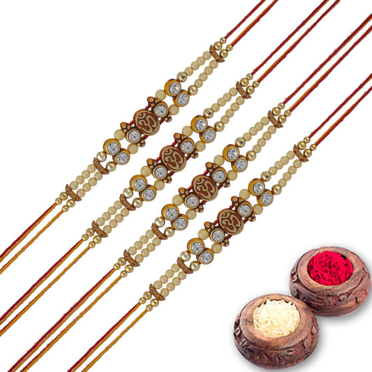 Rakhi Combo Gift For Brother/Bhai set of 4