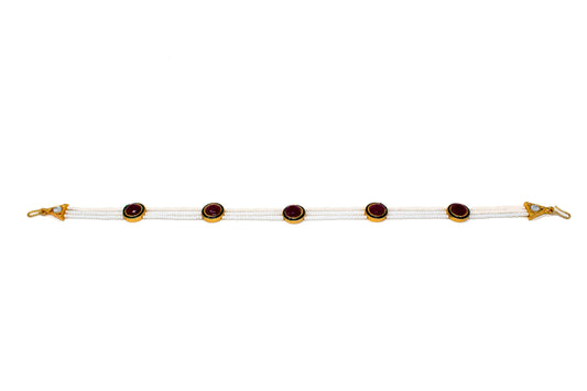 Ethnic Rajputi Rajasthani Mathapatti Kundan Pearl For Women