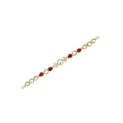 Ethnic Shishfool Rajasthani Mathapatti Kundan Pearl For Women