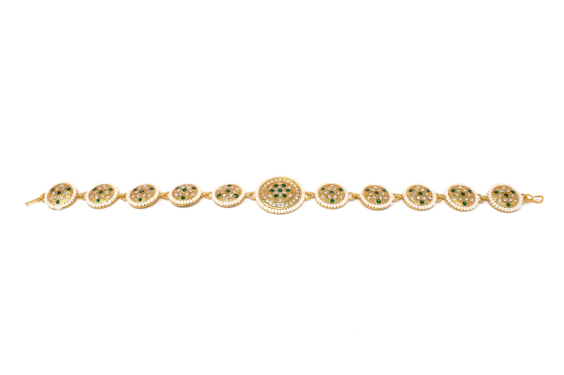 Ethnic Rajputi Rajasthani Mathapatti Kundan Pearl For Women