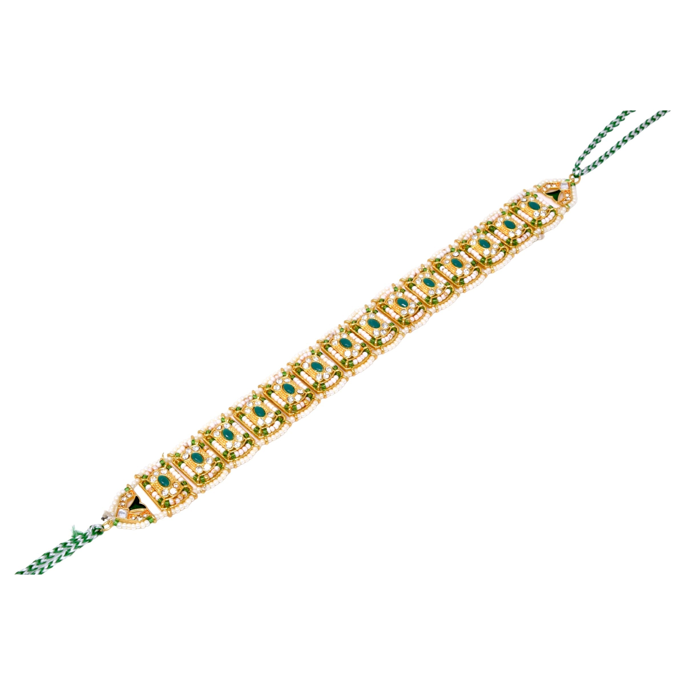Elegant Gold Mathapatti - Traditional Indian Head Ornament for Weddings & Special Occasions